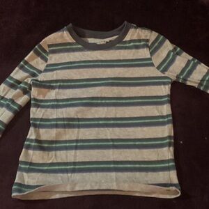 Garanimals Green and Blue Striped Long Sleeve Tee